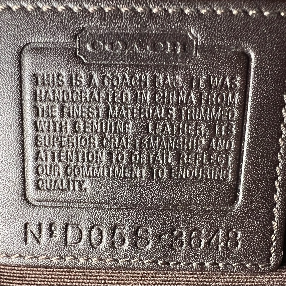 ❣️SALE❣️COACH Vintage SoHo Suede Leather & Jacquard Canvas, Gorgeous Condition - Picture 15 of 15